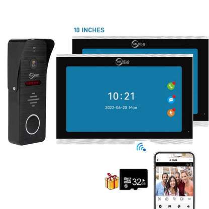 New Tuya 7/10 Inch  Video Intercom Wifi Tuya Smart Home video doorbell System.