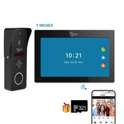 New Tuya 7/10 Inch  Video Intercom Wifi Tuya Smart Home video doorbell System.