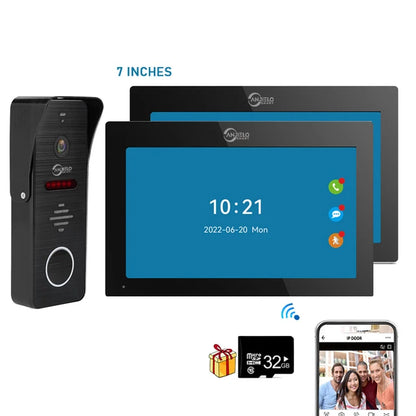 New Tuya 7/10 Inch  Video Intercom Wifi Tuya Smart Home video doorbell System.