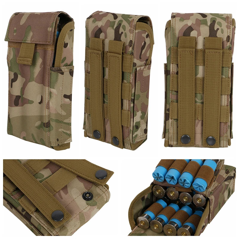 12 Gauge Ammo Shells Reload Magazine Pouches Bag