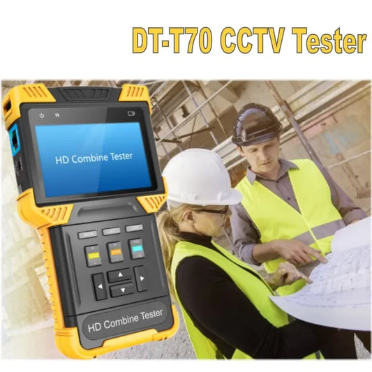Professional CCTV Tester DT-T70 1080P IP Analog Camera Testing HD Combine Tester AC100-240V Security & Protection Camera Tester