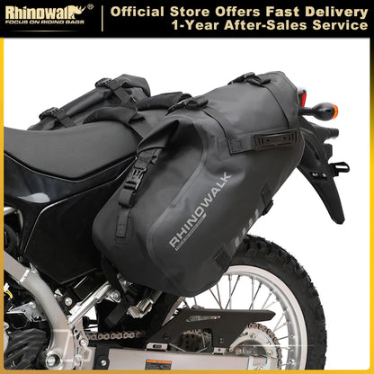 "Rhinowalk Motorcycle Pannier Bag: Ultimate Waterproof Storage for the Open Road"