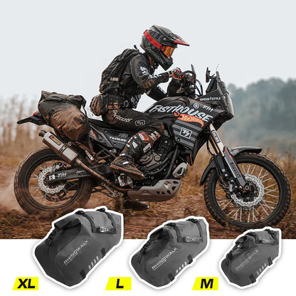 "Rhinowalk Motorcycle Pannier Bag: Ultimate Waterproof Storage for the Open Road"