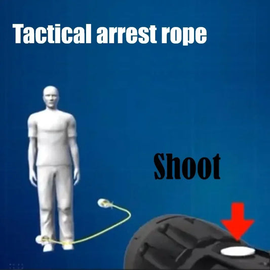 Rope firing Flashlight