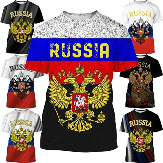 Russian 3D printed T-Shirt