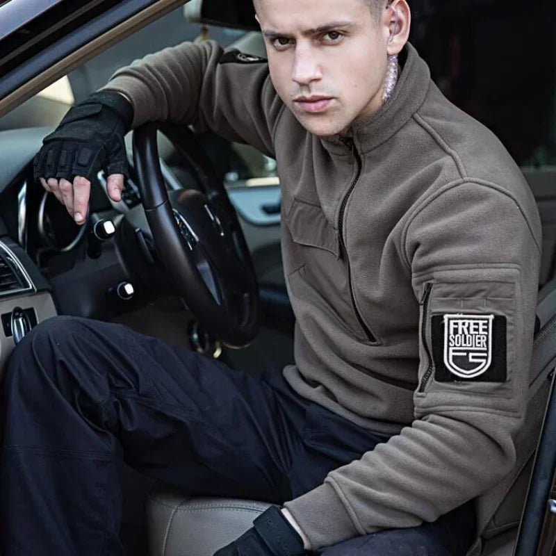 Men's Winter Tactical Fleece Hoodies: Warmth and Utility Combined