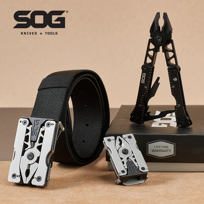 2025 Release-SOG Sync I & II Multi-tool Belt Buckle EDC Mini Multi Tool.