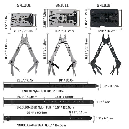 2025 Release-SOG Sync I & II Multi-tool Belt Buckle EDC Mini Multi Tool.