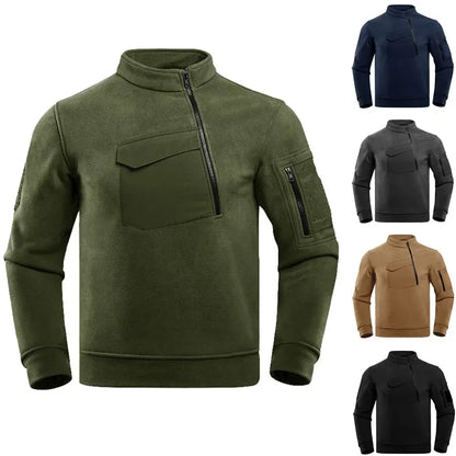 Men's Winter Tactical Fleece Hoodies: Warmth and Utility Combined