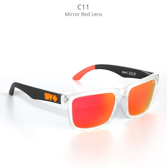 Square HD Polarized Men Ken Block Sunglasses Trendy Women UV400 Sun Glasses Branded Mirrored Outdoor Sport Cycling Eyewear