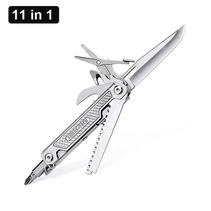 "Swiss Tech 18-in-1 Multitool: Compact Outdoor Folding Pliers & Versatile EDC Equipment "