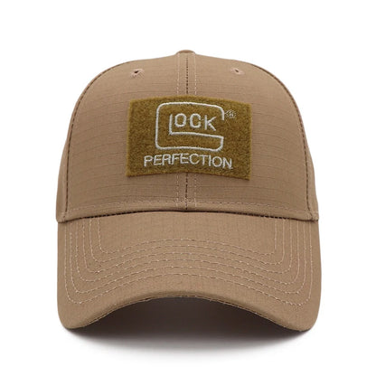 "Step Up Your Game with GLOCK Perfection Caps: Always Tactically Stylish"