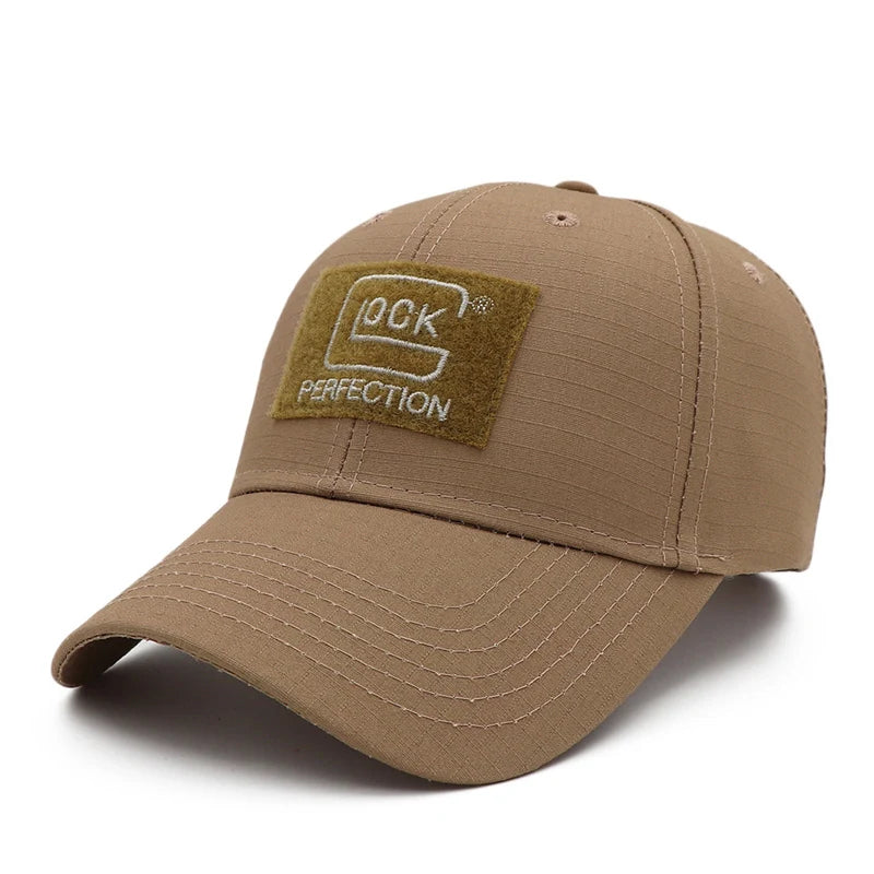 "Step Up Your Game with GLOCK Perfection Caps: Always Tactically Stylish"