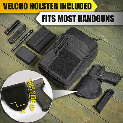 Tactical Pistol Gun  Cross-body Shoulder Bag