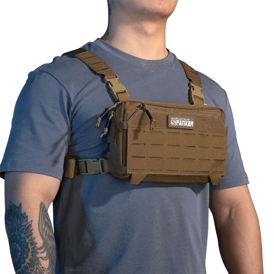 Tactical Vest Military Chest Rig Pack- Keep your valuables where you can see them!