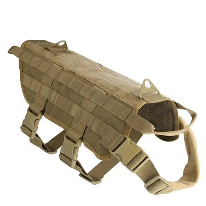 Tactical no pull dog harness k9 vest adjustable harness.