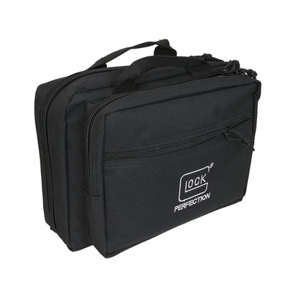 "SecureCarry Dual: Tactical Double Gun & Magazine Bag - Ultimate Range Case for Enthusiasts"