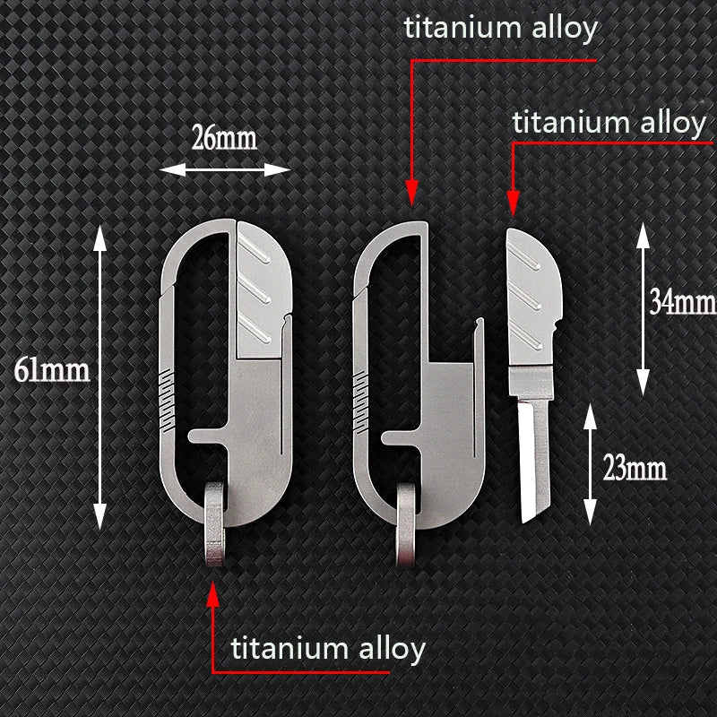 Titanium Alloy MINI  Key-Chain  Tool