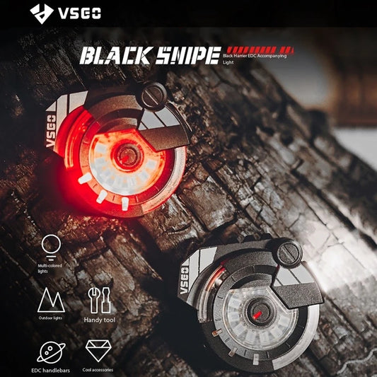 VSGO Black Sniper  EDC Light Magnetic  Flashlight