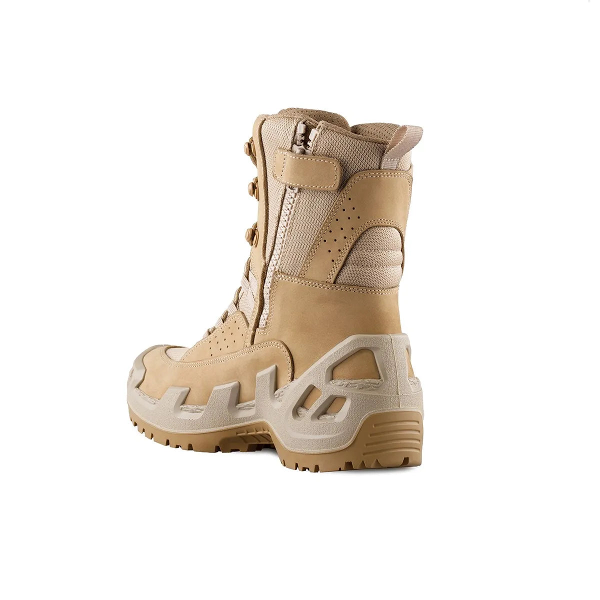 Vaneda 1191 Pro Mid Beige Tactical Boots Waterproof Breathable Nubuck Outdoor Men Women Hiking Shoes Hunting Drytex Light weight