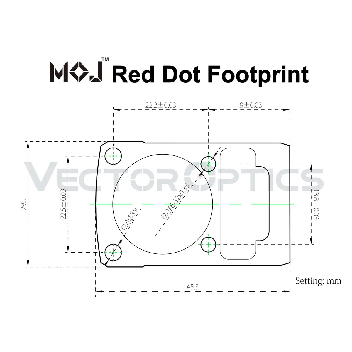 Vector Optics Frenzy 1x22x26 MOS Multi Reticles Pistol Red Dot Sight IP67 Waterproof&Auto Shut-off Fit MOJ 9mm 12GA Glock 17 19