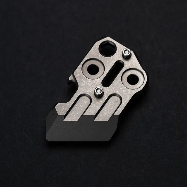 EDC Compact Titanium Alloy G10 Bottle Opener Crowbar Tool