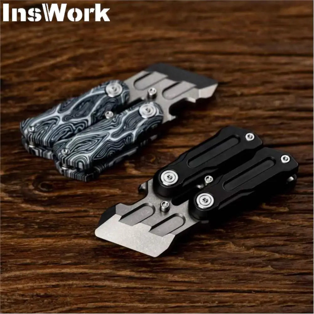 EDC Compact Titanium Alloy G10 Bottle Opener Crowbar Tool