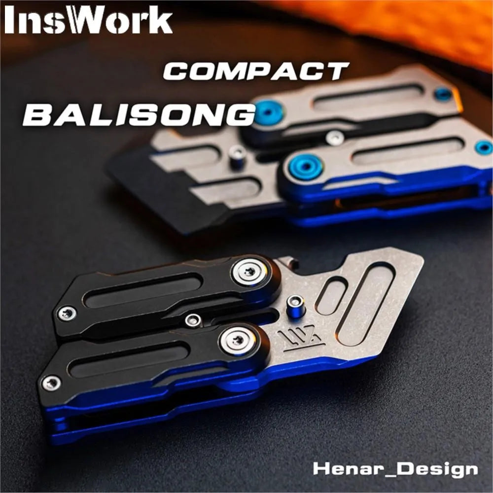 EDC Compact Titanium Alloy G10 Bottle Opener Crowbar Tool