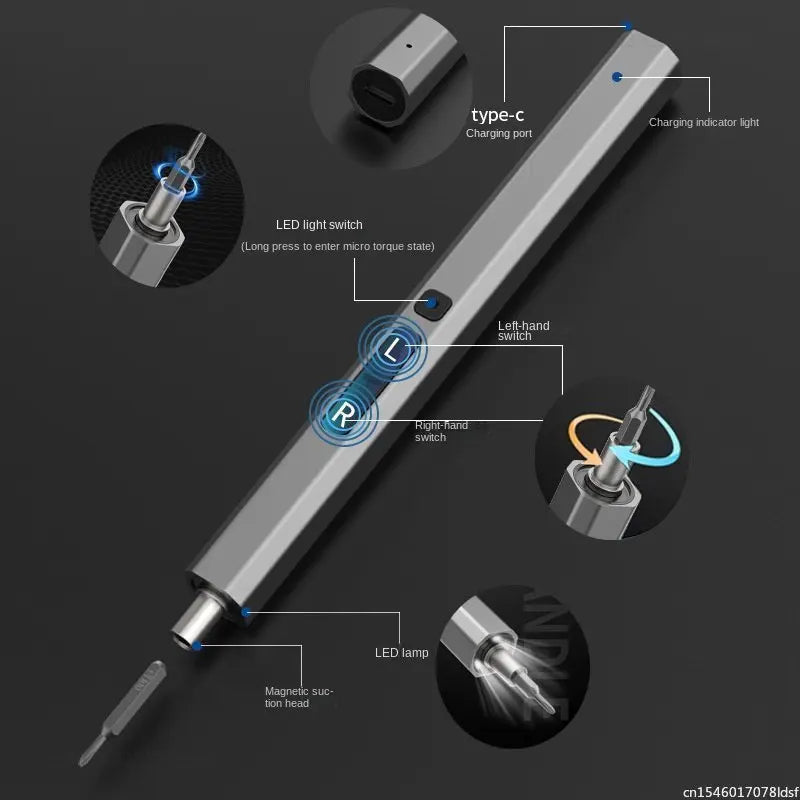 USB Chargeable Cordless Screw Driver Kit