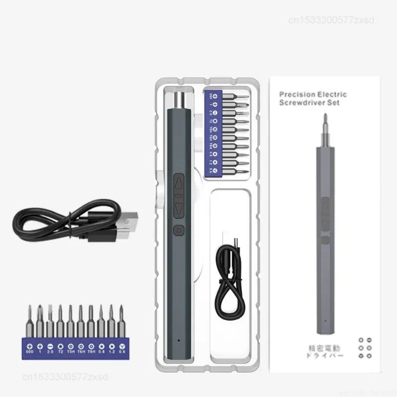 USB Chargeable Cordless Screw Driver Kit