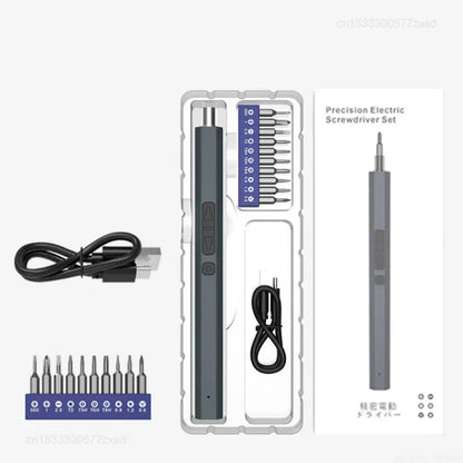 USB Chargeable Cordless Screw Driver Kit