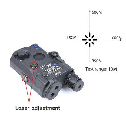 Wadsn PEQ CNC Metal LEAF Red dot High Power Green Blue Laser Pointer Airsoft Gun Accessories Hunting Optics Flashlight Military