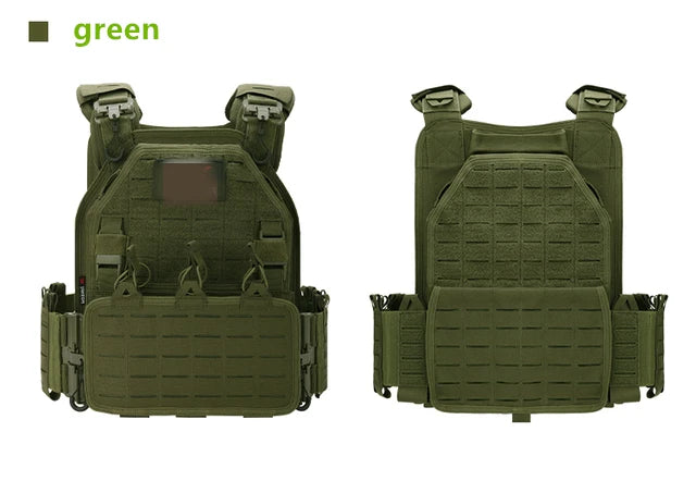 Yakeda New combat vest 6094 quick detachable light laser cut tactical vest black gear to carry Military tactical vest